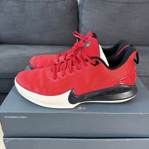 Nike Kobe Mamba Focus AJ5899-600 Red Black Basketball Sneakers Men's Size 11